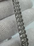 Women's Sterling Silver Diamond Tennis Bracelet