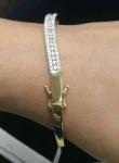 15Ct Round Cut Lab Diamond Tennis Bracelet in Gold