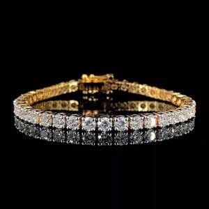 7Ct Round Cut Lab Created Diamond Tennis Bracelet