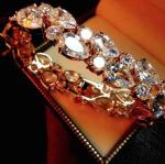 Elegant Simulated Diamond Tennis Bracelet in White Gold