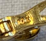 10K Yellow Gold Diamond Bracelet with Sapphire Stones