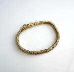 8.5CT Baguette Simulated Diamond Tennis Bracelet