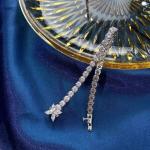 5CT Marquise Lab Diamond Tennis Bracelet 14K White Gold