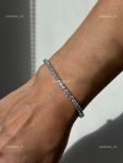 14K White Gold Diamond Tennis Bracelet for Moms