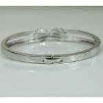 4Ct Round Simulated Diamond Infinity Bangle Bracelet 14K Two Tone Gold Plated