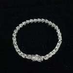 5CT Marquise Lab Diamond Tennis Bracelet 14K White Gold