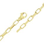 10k Yellow Gold Solid Handmade Fashion Link Bracelet 7" 5.6mm 10.5 grams