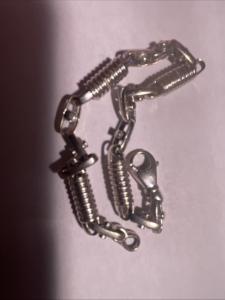 14k solid white gold MENS bracelet VINTAGE 23.15 Gr