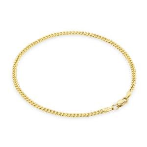 10K Yellow Gold Solid 2.7mm Miami Cuban Link Chain Bracelet 7" 7.5" 8" 8.5" 9"