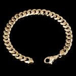 Men's 14k Yellow Gold Solid Miami Cuban Link Chain Bracelet 7" 8mm 28.3 grams
