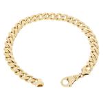 Men's 14k Yellow Gold Solid Miami Cuban Link Chain Bracelet 7" 8mm 28.3 grams