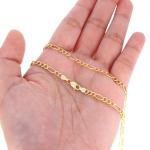 14K Yellow Gold 3.5mm Figaro Chain Bracelet