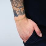 14K Yellow Gold 3.5mm Figaro Chain Bracelet