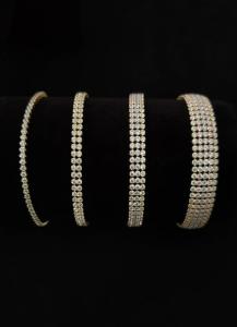 14k Solid Real Gold Tennis Bracelet, Cubic Zirconia Tennis Bracelet, Dainty 