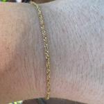 Vintage  solid 10k yellow gold bracelet