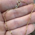 Vintage  solid 10k yellow gold bracelet