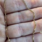 Vintage  solid 10k yellow gold bracelet