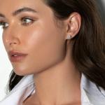 Stunning 1.25CTW Diamond Stud Earrings in 14K Gold