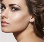 4 Ct Moissanite Screw Back Solitaire Stud Earrings