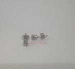 Stunning 2/3ct Diamond Stud Earrings in White Gold