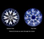 Lab-Created Diamond Stud Earrings in White Gold