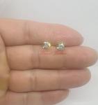 Stunning 2/3ct Diamond Stud Earrings in White Gold