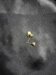 1/4kt Each Diamond Earrings. Set of 2 14K Yellow