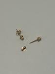 14K Yellow Gold  *  TINY DIAMOND STUD *     Post Earrings