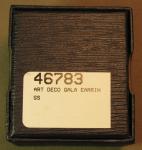 Art Deco Gala 925 Silver Blue Spinal Sim Diamond Post Stud Earrings 4.8g #B157