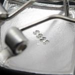 Brushed Matte Sheen 925 Sterling Silver Diamond Square Shape Stud Post Earrings