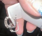 Sterling Silver Hoop Earrings with Genuine Diamond Accents & Swarovski CZ ✨