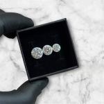 Vvs Moissanite Earrings 925 Sterling Silver GRA Certified Men Women Halo  Studs