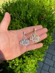 MOISSANITE Real 925 Silver Allah Islamic Pendant Iced Pass Diamond Tester