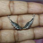 0.35 Ct Round Simulated Diamond Pendant Sterling Silver 925