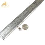 18" Necklace w/Diamond Pendant .093 CTW 925 Silver (PPJ053735)