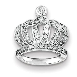 Sterling Silver Diamond Pendant QP2218