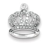 Sterling Silver Diamond Pendant QP2218