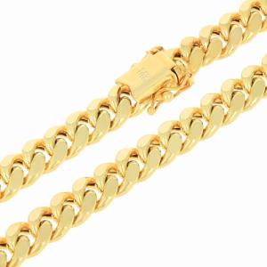 14K Yellow Gold Miami Cuban Link Necklace