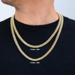 14K Yellow Gold Miami Cuban Link Necklace