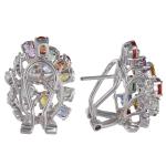 Stunning Multi-Gemstone Jewelry Set with Diamonds