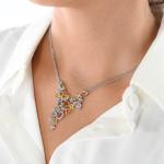 Stunning Multi-Gemstone Jewelry Set with Diamonds