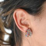 Stunning Multi-Gemstone Jewelry Set with Diamonds