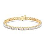 5CT Lab Grown Diamond Tennis Bracelet in 14K Gold