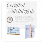 IGI Certified 14K White Gold Diamond Pendant Necklace