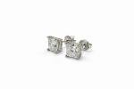 2.00 CTTW Princess Cut Lab-Grown Diamond Studs