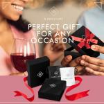 Sterling Silver Tanzanite Dangle Earrings with White Topaz