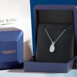 Teardrop Lab Grown Diamond Pendant Necklace