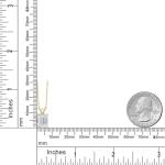 Emerald Cut 2.00 Carat Gold Diamond Pendant