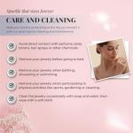 Sterling Silver Double Heart Diamond Necklace