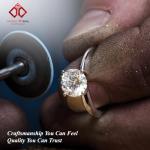 14K White Gold Lab-Grown Diamond Tennis Necklace